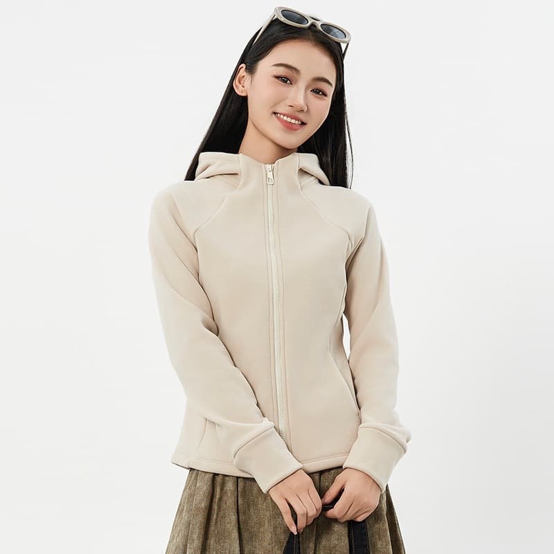 Hooded khaki