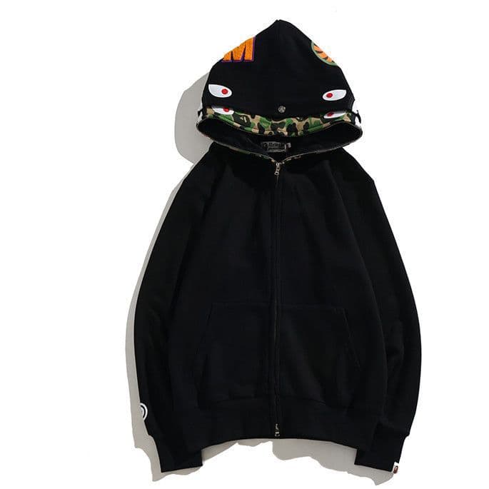 Black outside and green inside double hat