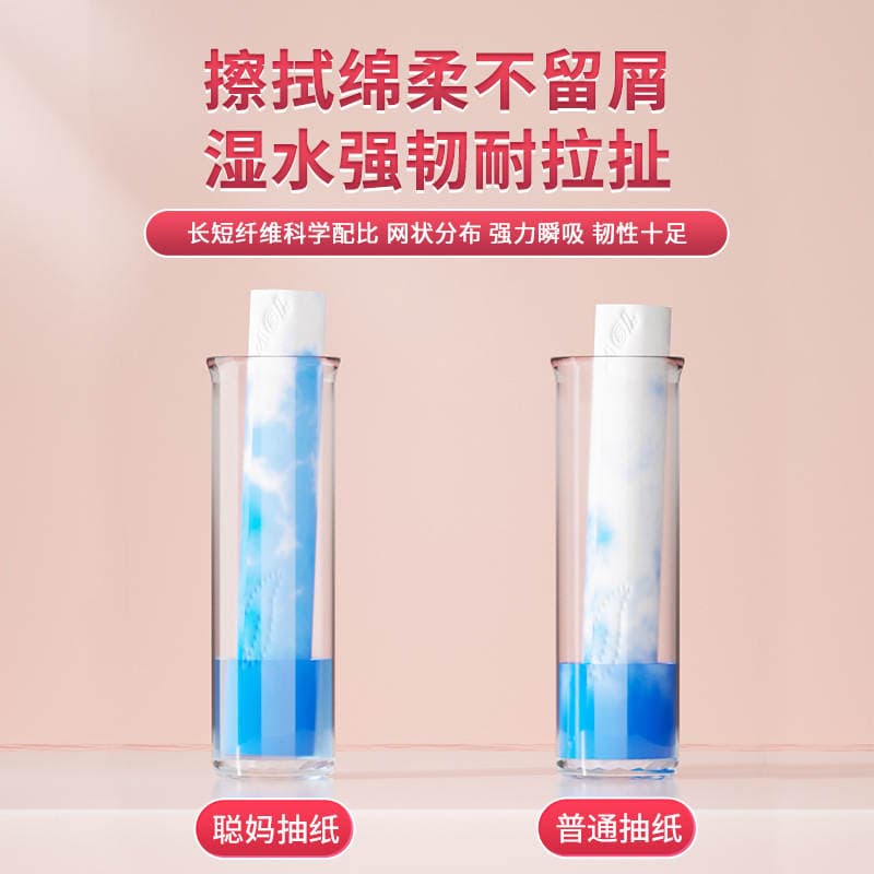 C聪妈 1000 Sheets Hanging Tissue Box, Economical Pack for Home Use, Large Pack for Student Dormitories, Sanitary Tissues 4