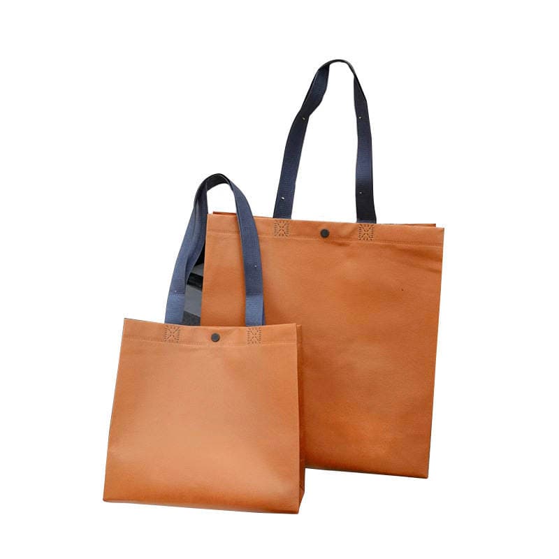 Trendy Hidden Buckle Clothing Non-Woven Tote Bag Eco-Friendly Bag Wholesale in Stock Logo Shopping Handbag Children's Clothing 5