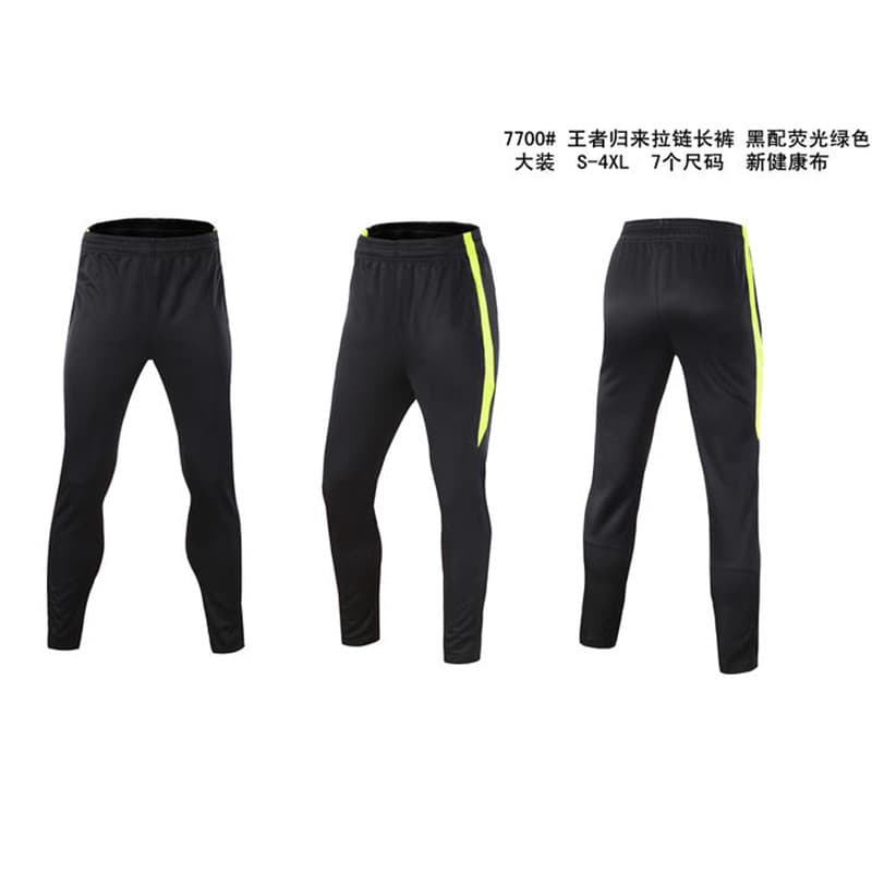 Black with fluorescent green trousers (no children's style)