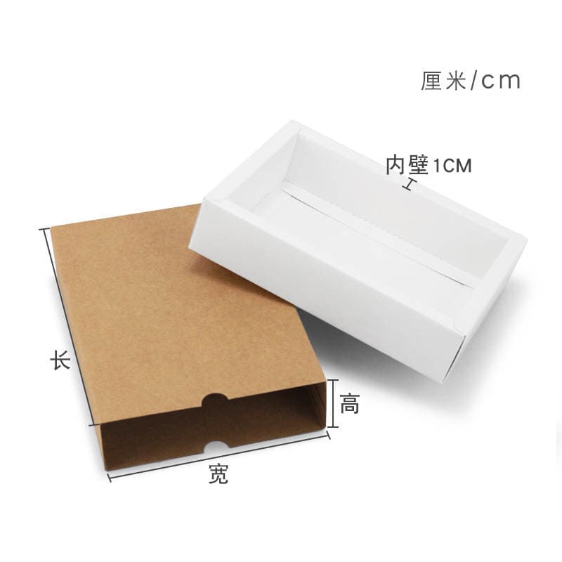 Brown Packing Paper Black Card Gift Carton Product Packaging Box Color Box Foldableing Box Handmade Carton Packaging Box Drawer Carton 4