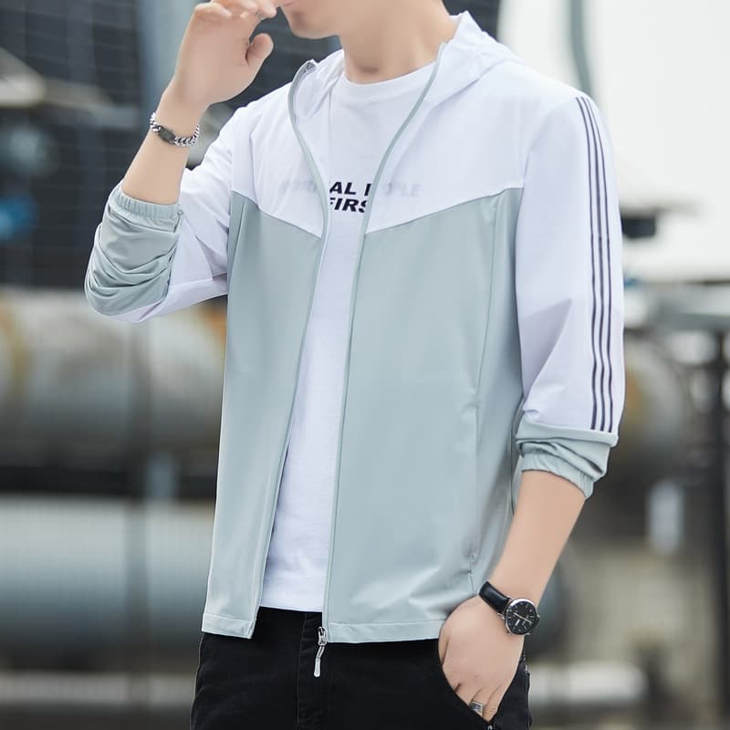 Men's light gray