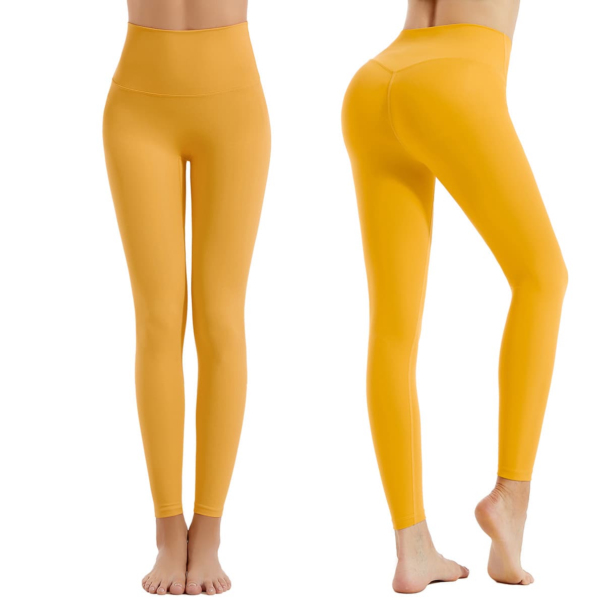 Yoga pants w255 ginkgo yellow