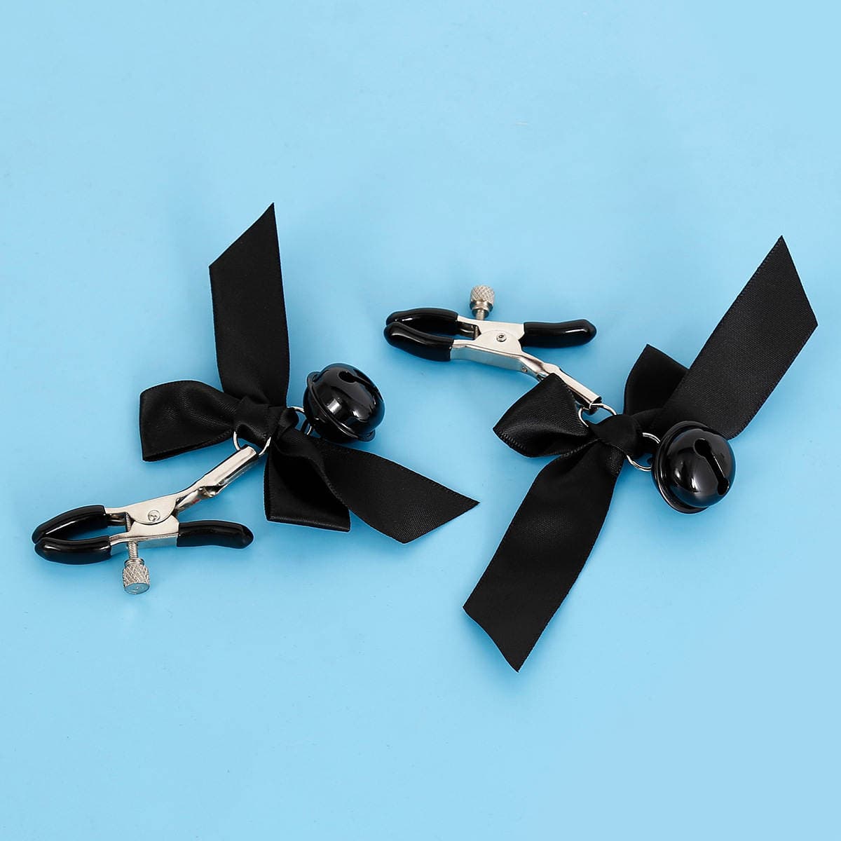 2022 adult sex toys wholesale pink short milk clip Bell bow male and female couple training binding 4
