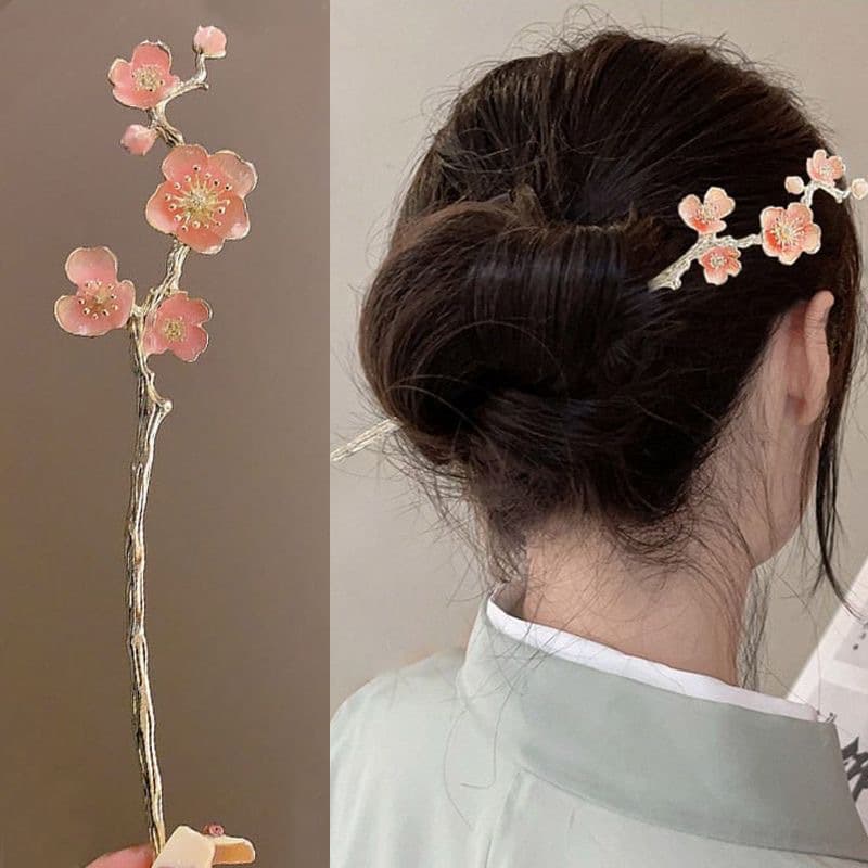 134# cherry blossom hairpin