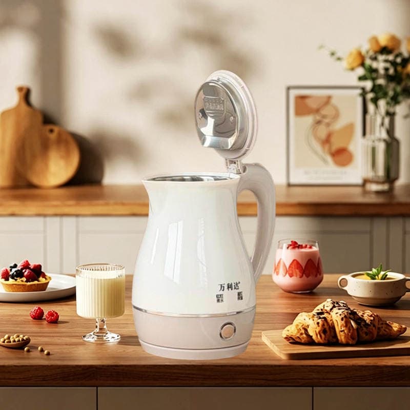 Insulated Electric Kettle for Home Use, Stainless Steel, Automatic Shut-Off, Constant Temperature Kettle for Dormitory, Office, Hotel 3