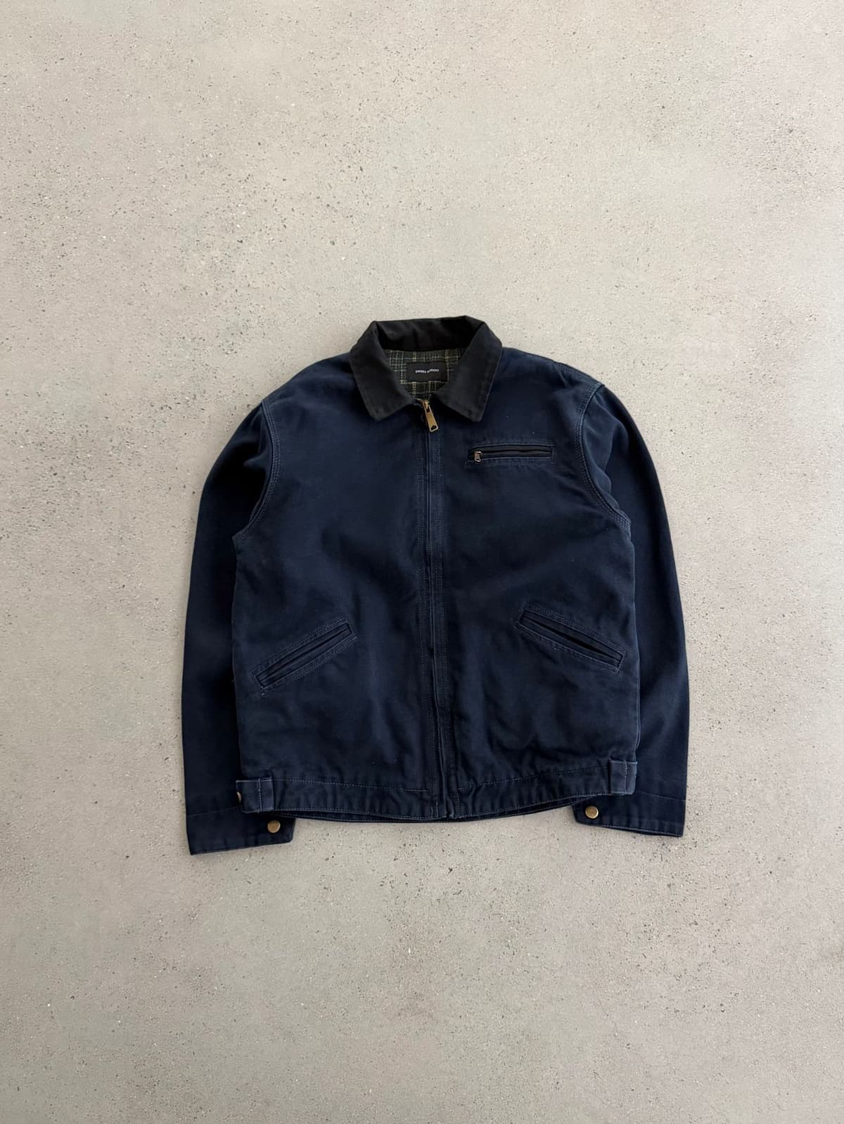 Unlabeled washed dark blue