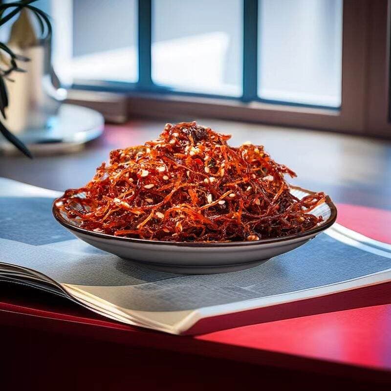 Zhang Fei light shadow beef shredded 500g Sichuan specialty spicy spiced beef jerky bulk Chengdu casual snacks 3