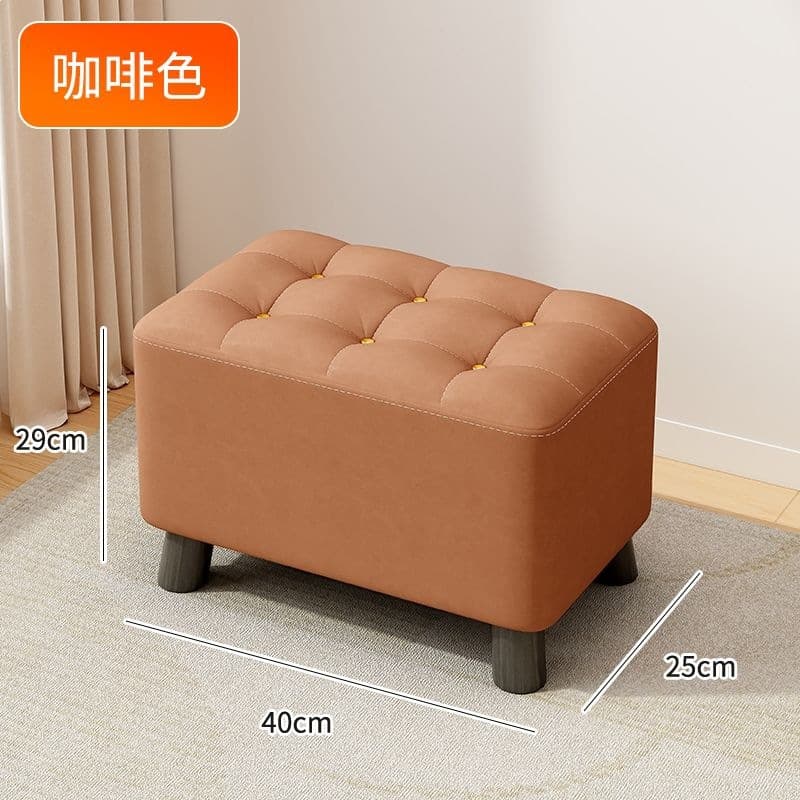 Six-star stool-skin-friendly cat claw leather [light brown]