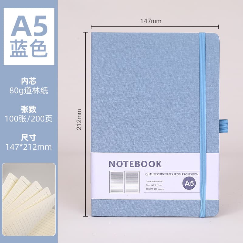 A5 blue