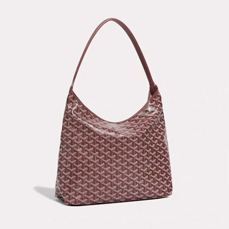 High quality hobo wine red