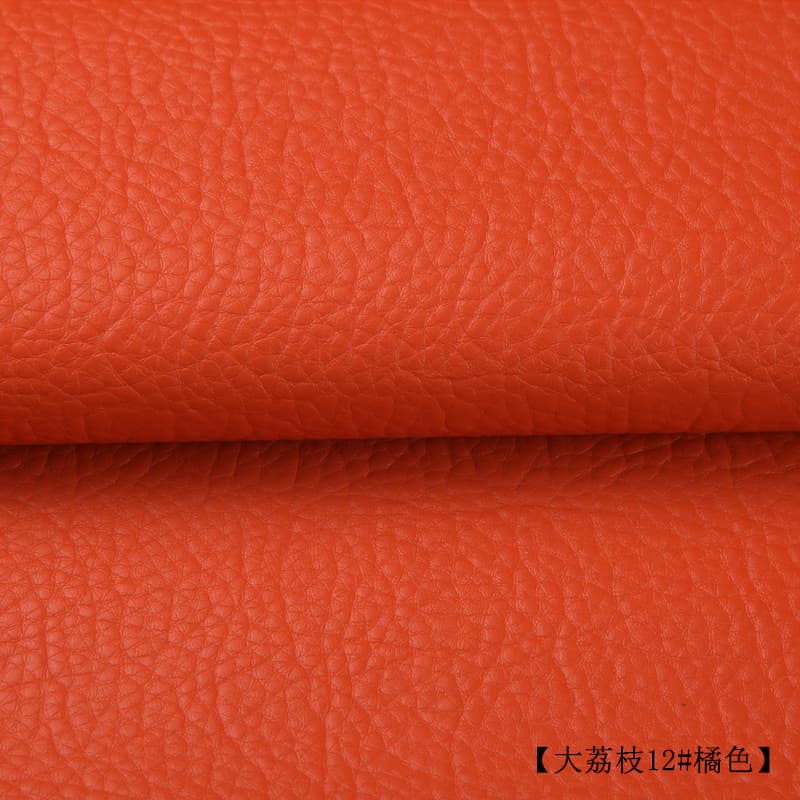 12# orange-large litchi pattern -140cm wide