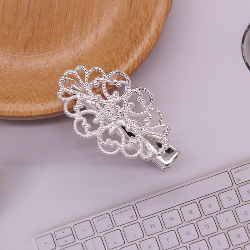 Oval clip Silver