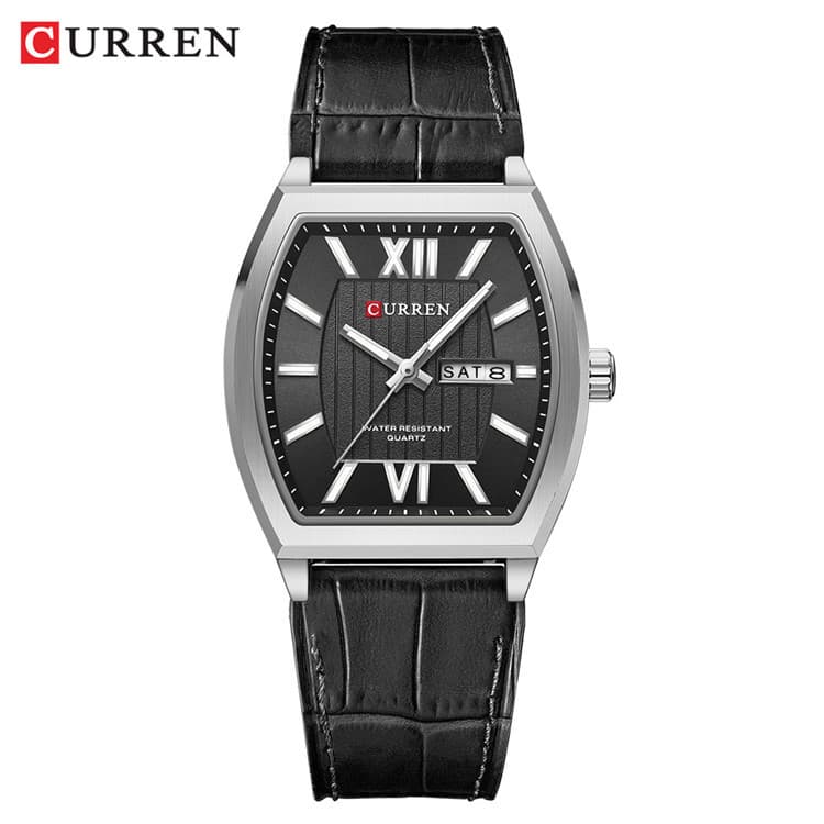Black belt silver shell black surface