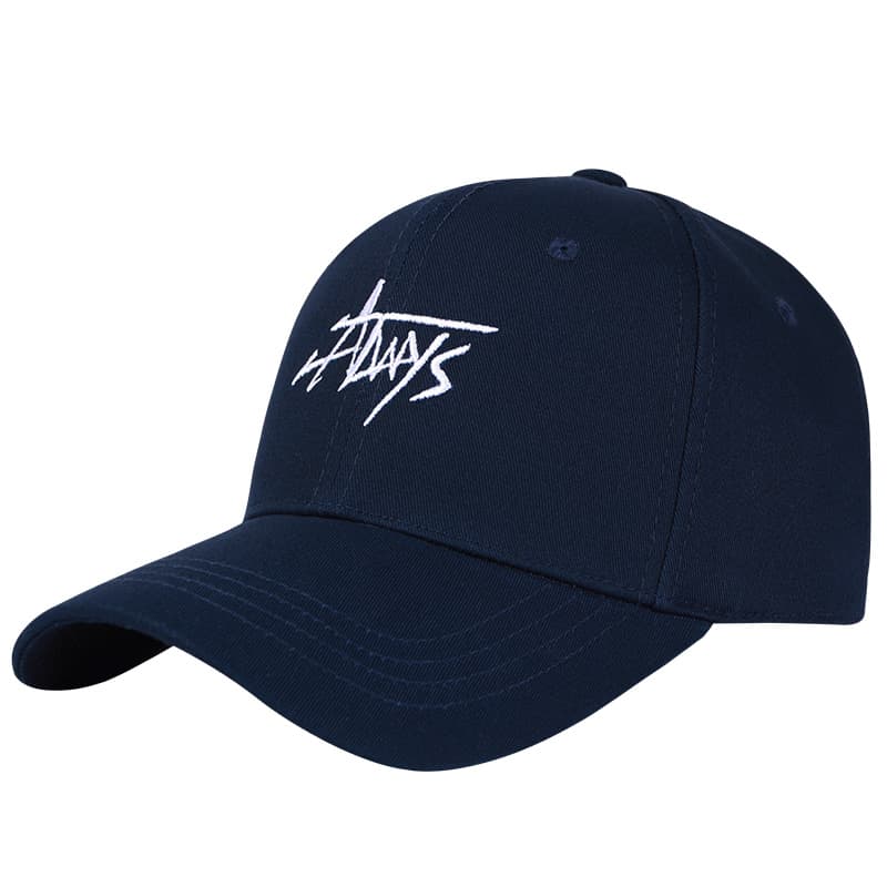 Navy blue white label original a