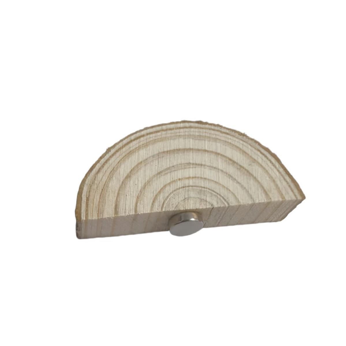 Semi-circular wood chips + 1 pair of magnets (without turf)