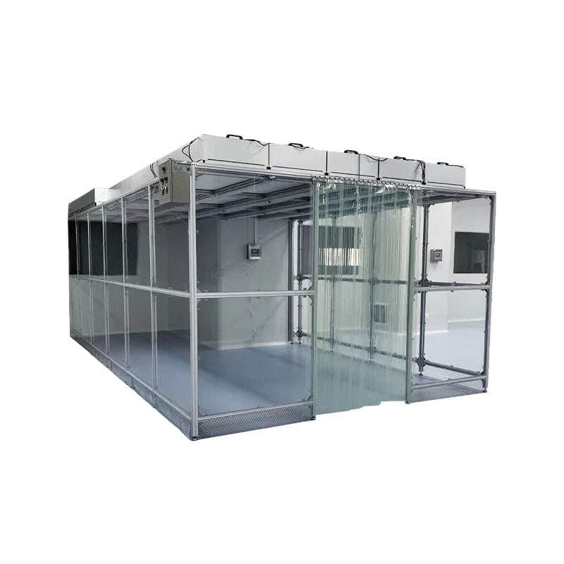 Air Purification Equipment Aluminum Profile Clean Room Ffu Dust-Free Workshop Purification Room Simple Clean Room Manufacturer Customization 5