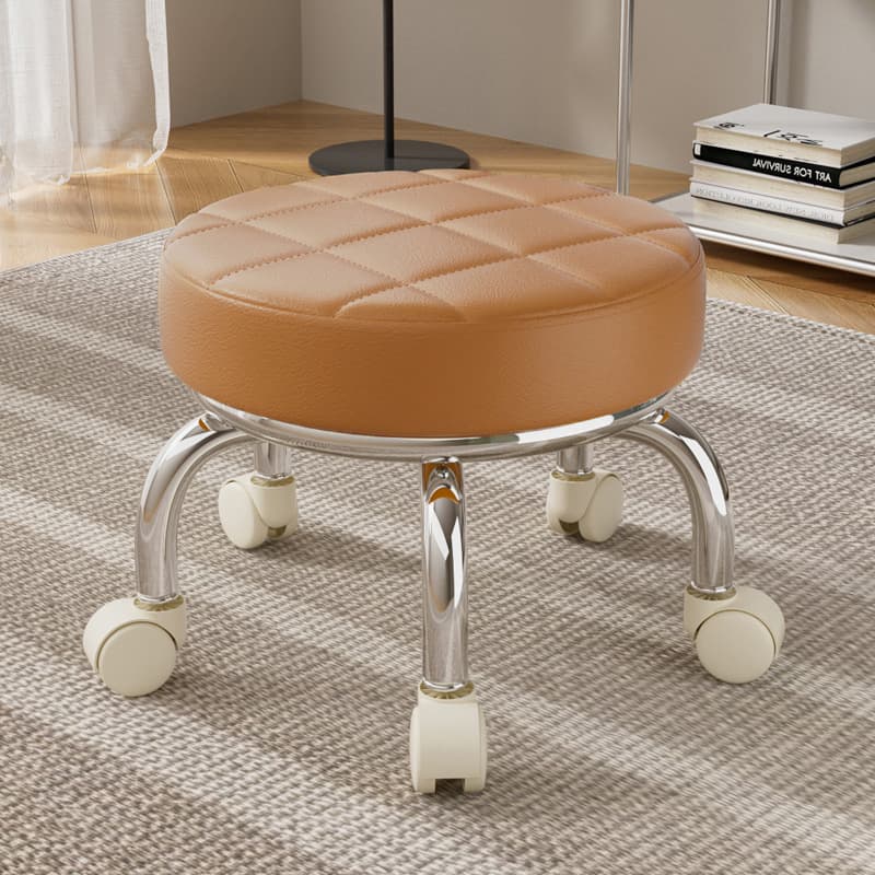 Light coffee soft bag--white wheel [height 21cm]