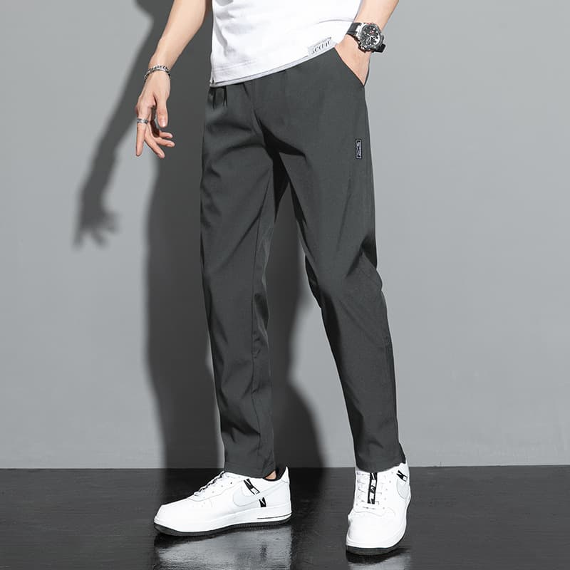 Black label trousers dark gray
