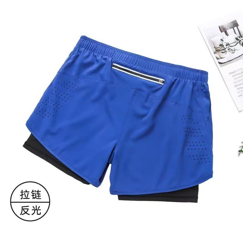 Blue + black lining