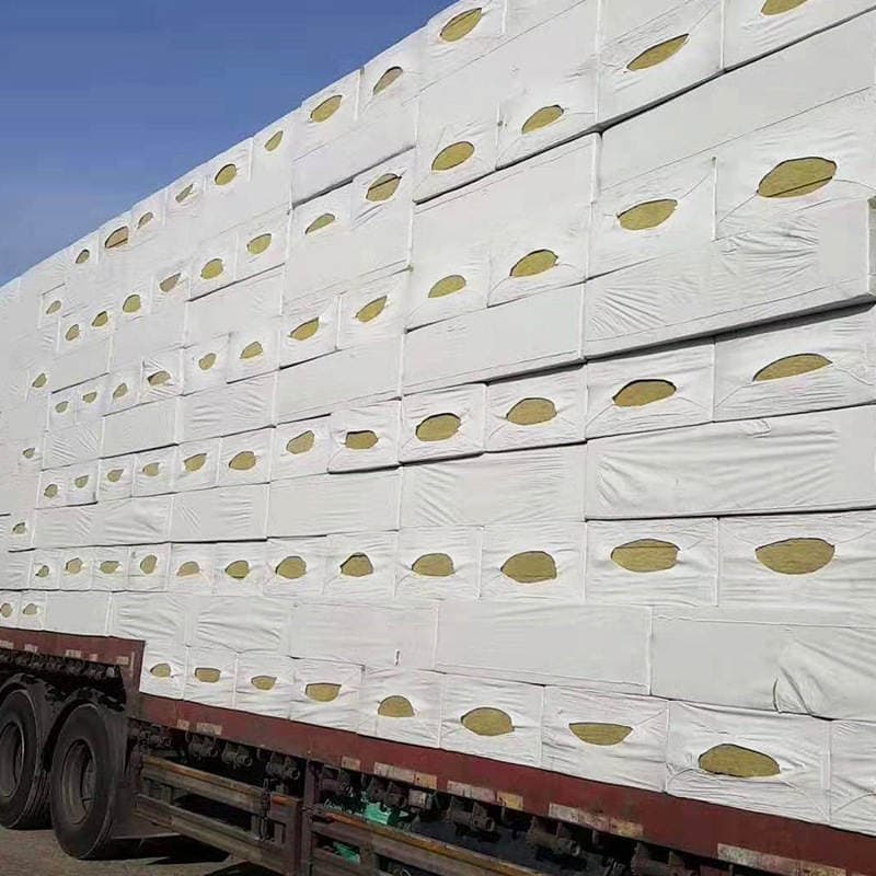 Insulation Rock Wool Board, Industrial Machinery Equipment Fire Retardant Rock Wool Sound-Absorbing Board, Exterior Wall Filling and Decoration Material Rock Wool Board 3