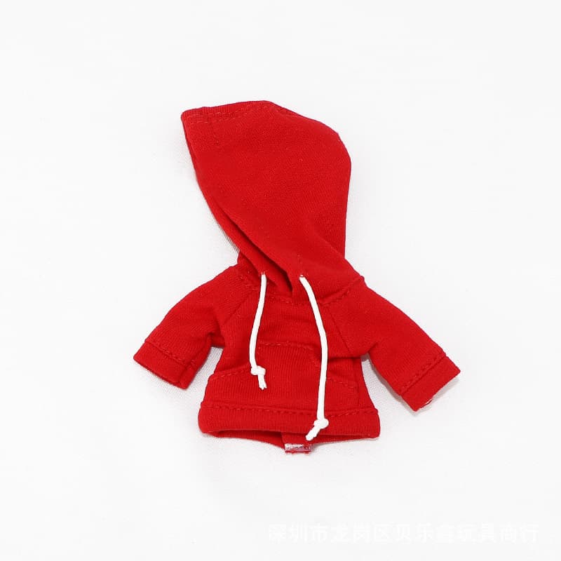 D118 red hooded sweatshirt