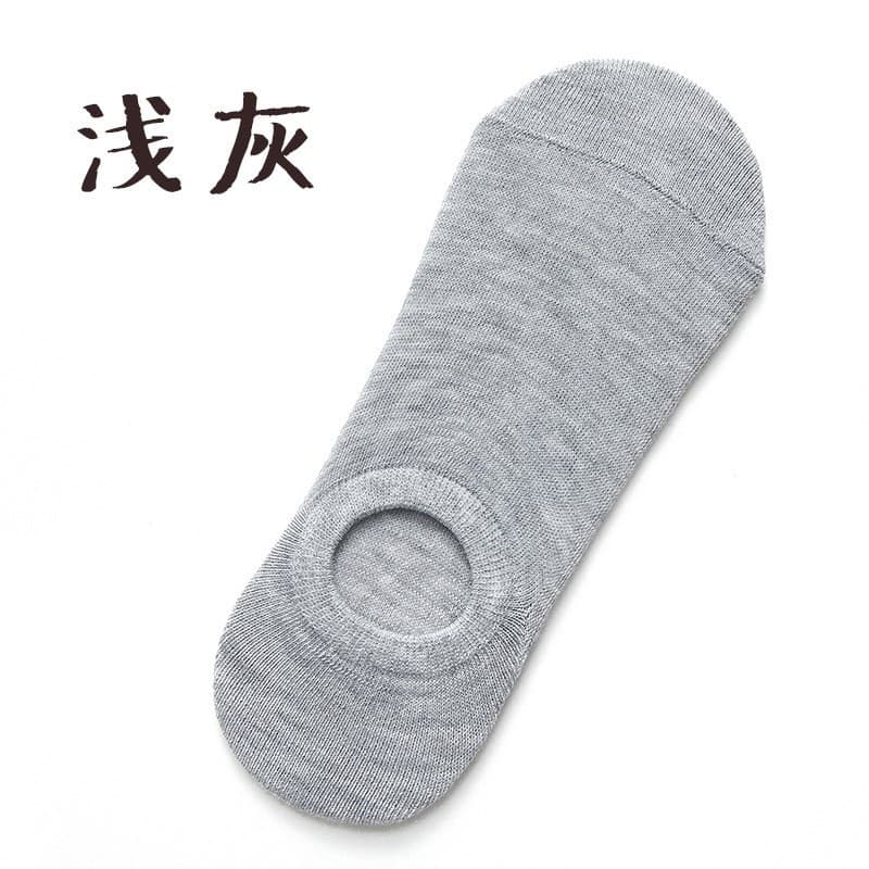 Men's invisible light gray (10 pairs/hand, rubber band tied without packaging bag)