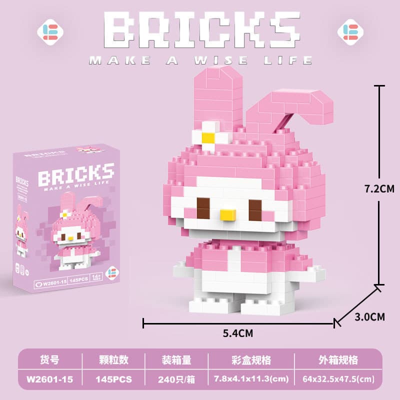 015-Mini Merlot Rabbit 145PCS [Color Boxed]]