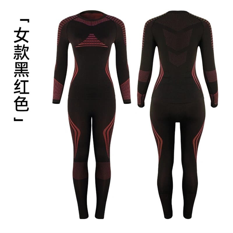 Women's black and red