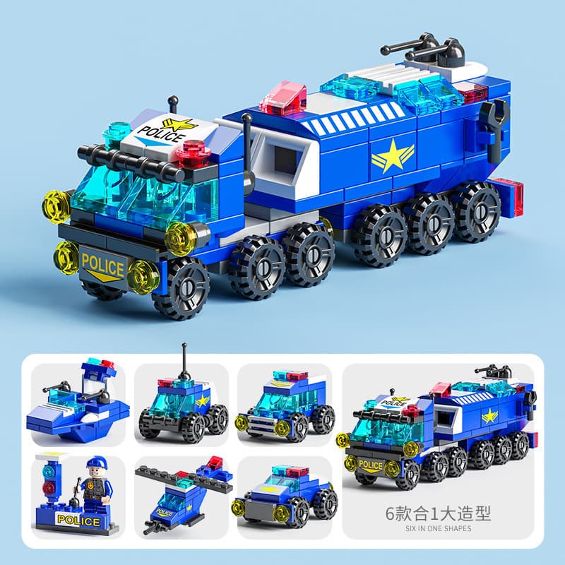 6 in 1 Military SWAT 147PCs