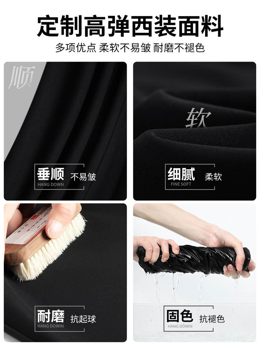 Black flared pants for women, 2026 new summer thin high-waisted slim-fit casual petite bell-bottom suit pants 5