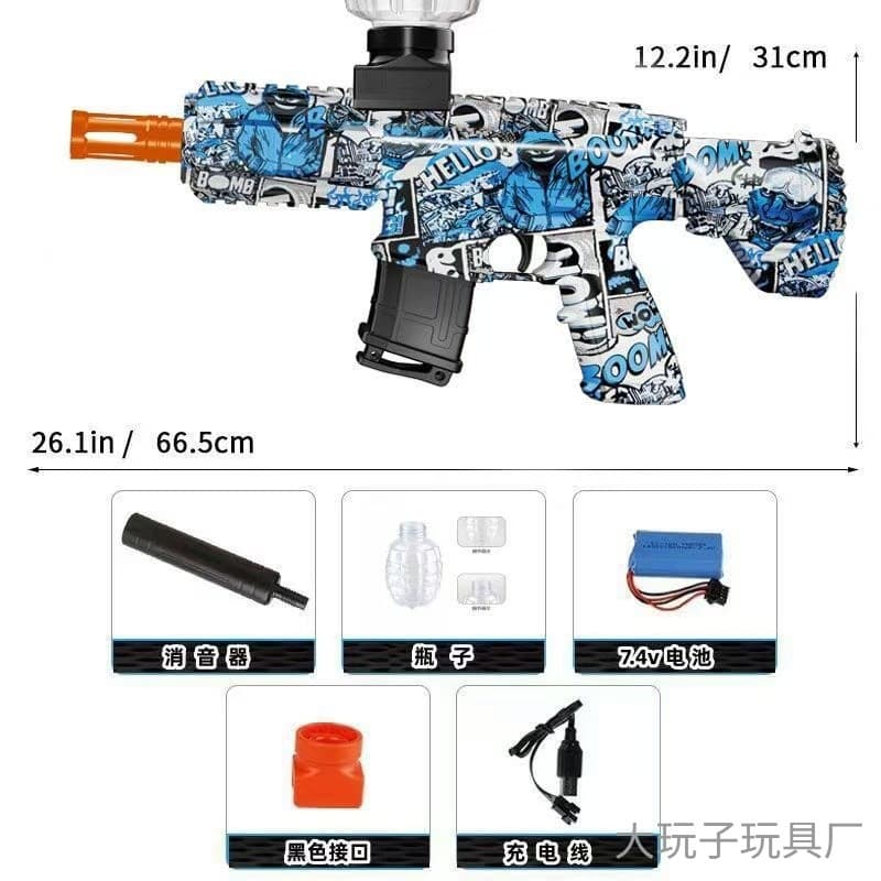 7.4v mini m416 pineapple bottle - blue