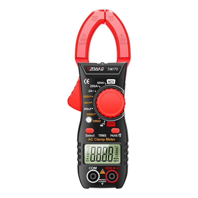 Czdang High-Precision Portable Electrician Repair Clamp Ammeter Multi-Function Digital Display Clamp Multimeter 5