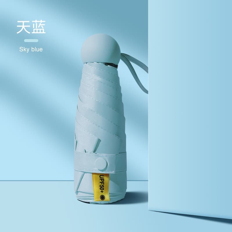 50% off six-bone round handle-sky blue