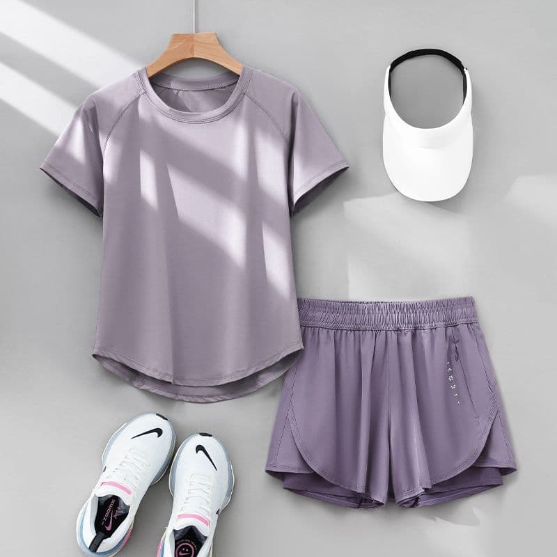C07 purple + dk476 purple [quick-drying and breathable] two-pack