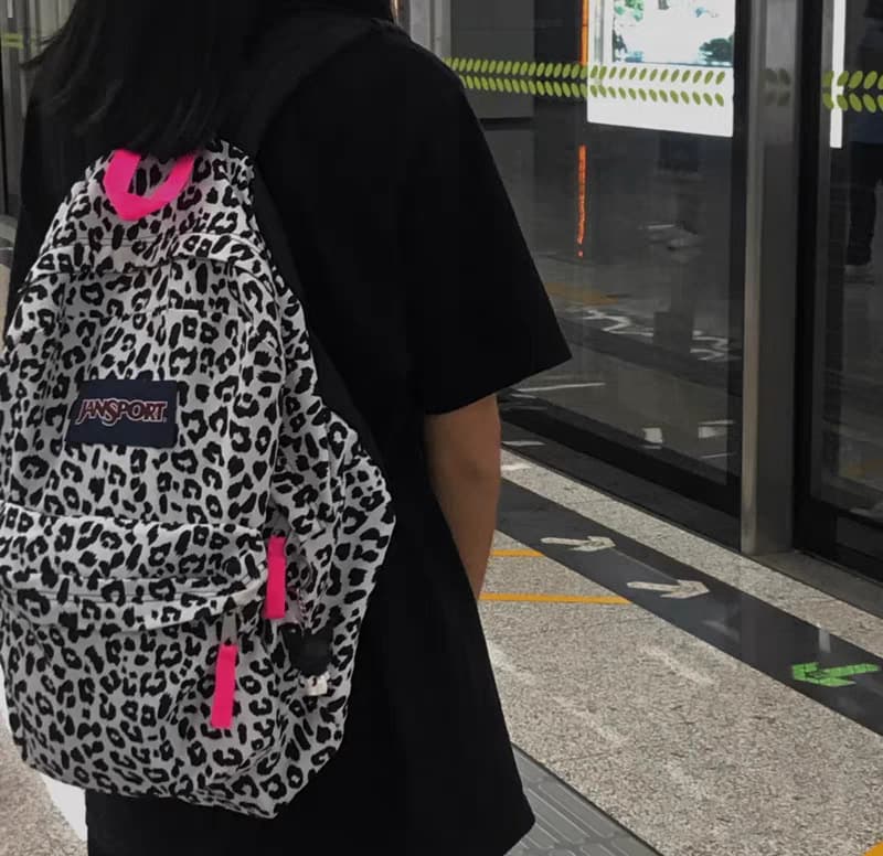 Leopard print pink rope