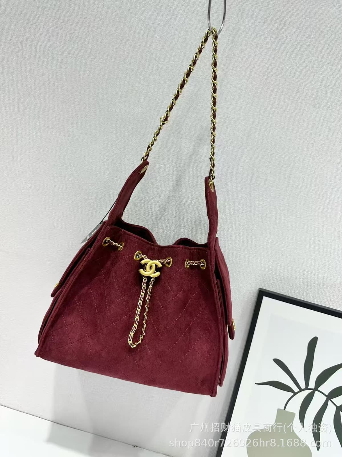 A038 suede burgundy 28cm
