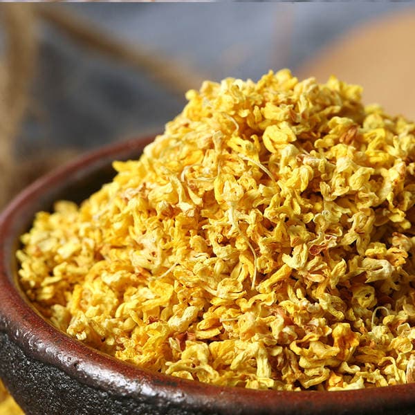 Yangshuo source factory wholesale bulk super fragrant dried osmanthus tea edible Guangxi Guilin golden osmanthus dried flowers