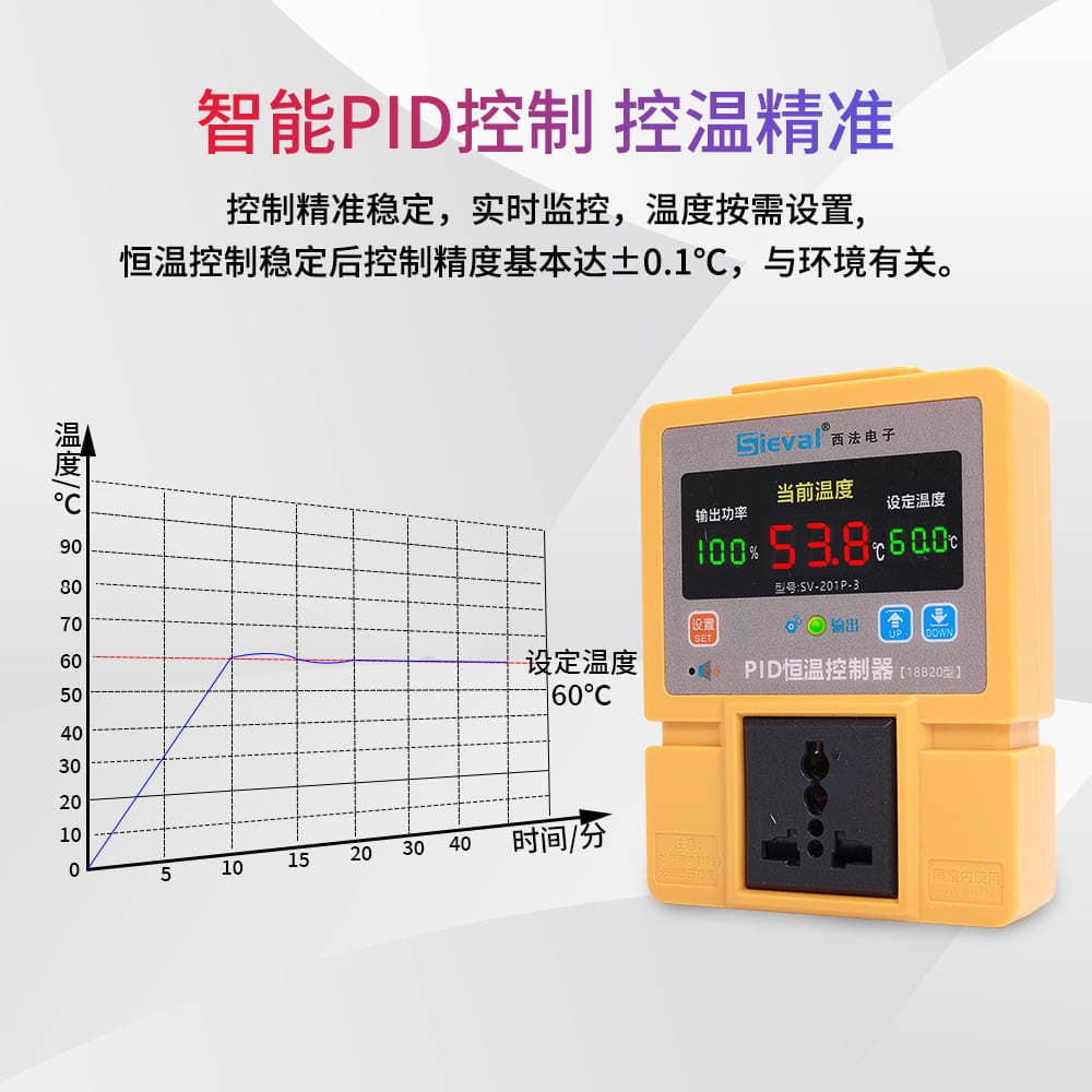 Western France electronic intelligent PID constant temperature controller thermostat accuracy ± 0.2 ℃ SV-201P-3 2