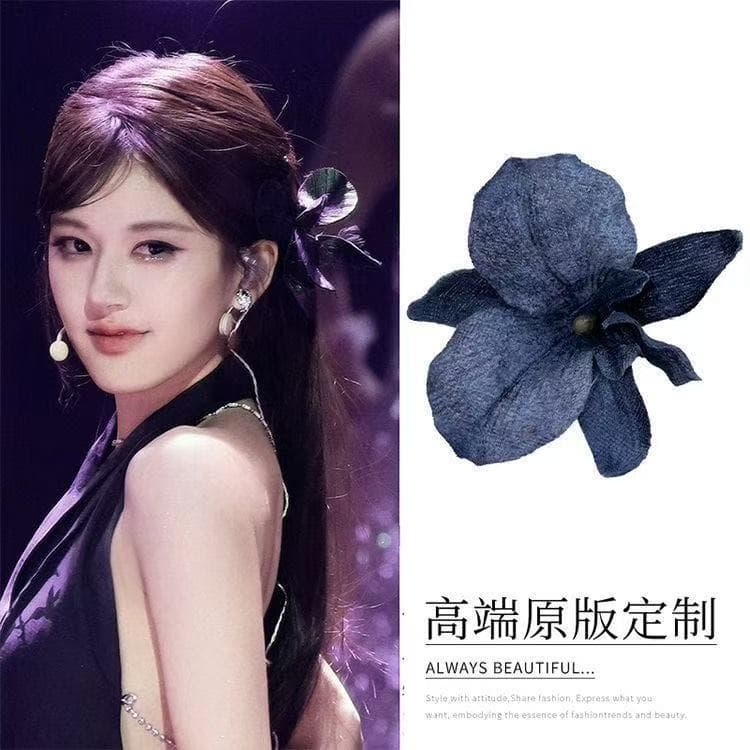 5923 magnolia hairpin-lusi blue