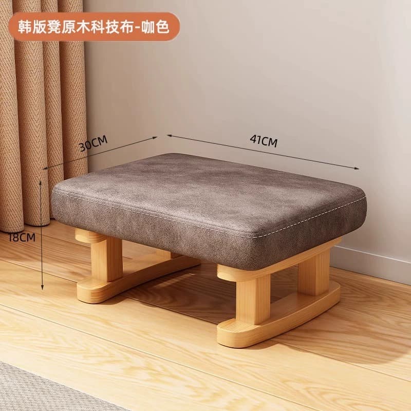 Log stool leg technical cloth—coffee color