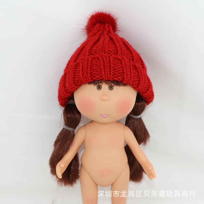 C151 red wool ball cap