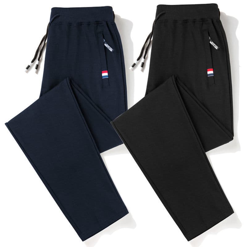 Straight two pack: black + dark blue