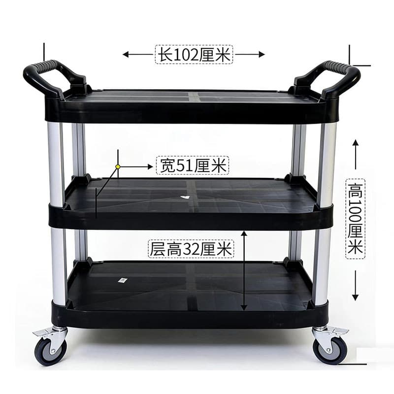 Large square tube dining car (black)