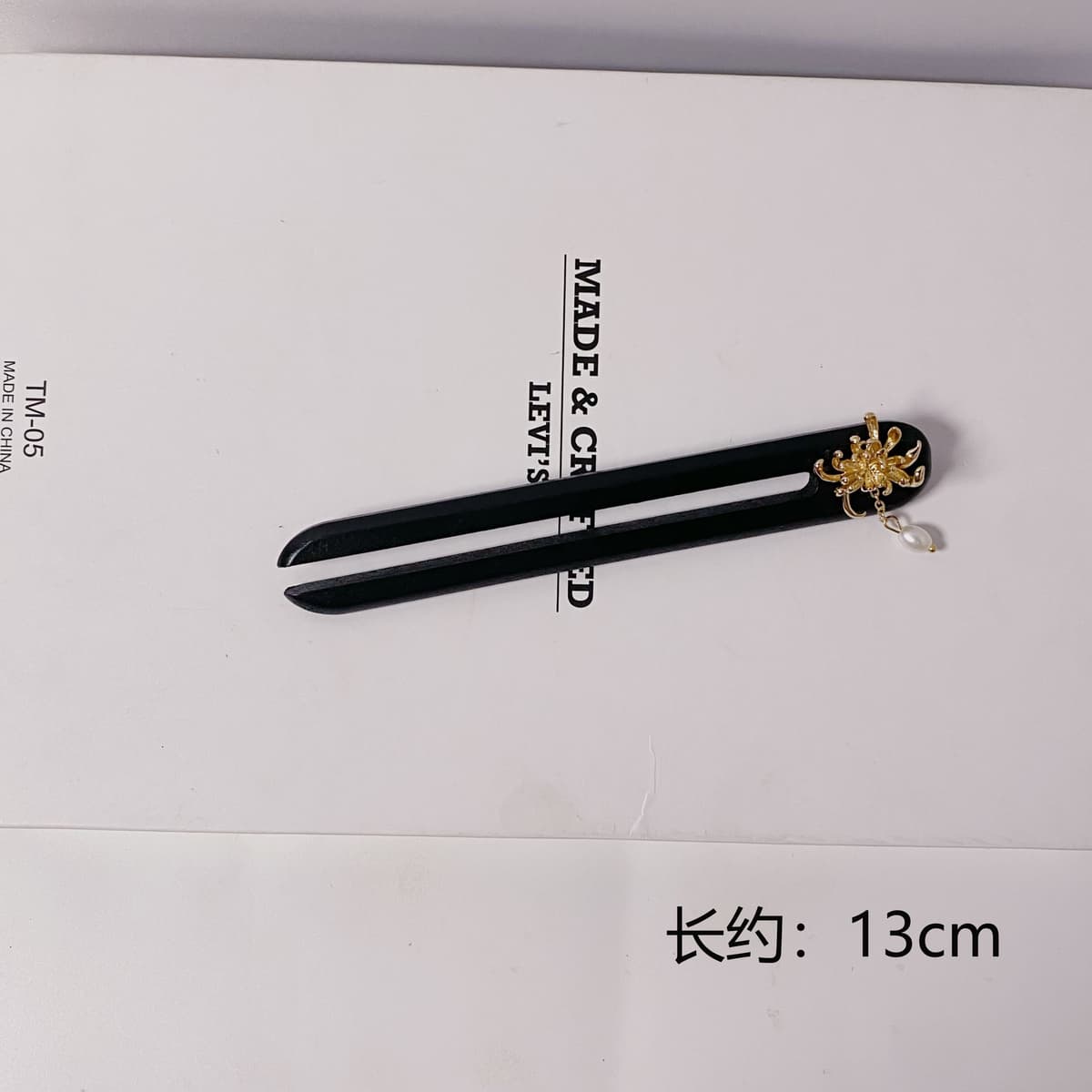 278#golden flower-U-shaped hairpin