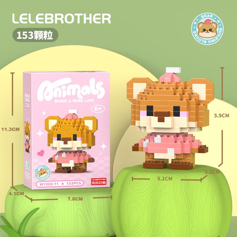 W1502-11 bear 153PCS
