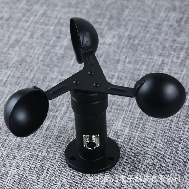 Three-Cup Type Metal Wind Speed Sensor, Ultra-Wide Range, Industrial-Grade Wind Speed Measuring Instrument 4