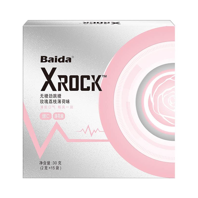 Xrock Sugar-Free Mint Popping Candy Cool Popping Candy 30g Fresh Breath Couple's Floral and Fruity Date Kissing Candy 5