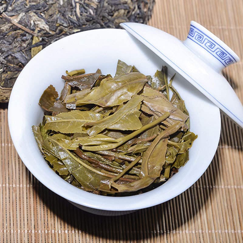 Yunnan Menghai Pu'Er xam çay presi, "Böyük Ağac Çayı", 357 q 3